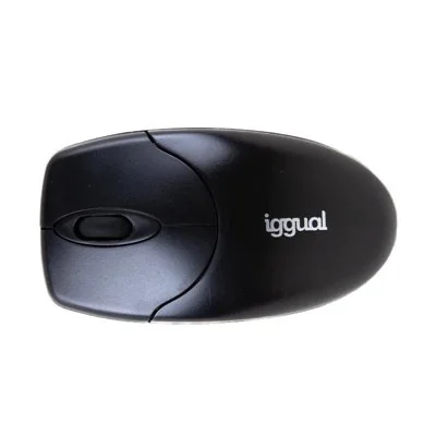 Iggual ratón inalámbrico wom-basic2-1000dpi negro