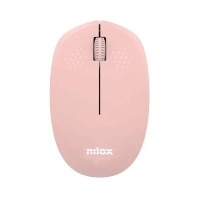 Nilox ratón wireless, 1000 dpi, 3 botones, rosa Nilox ratón wireless, 1000 dpi, 3 botones, rosa