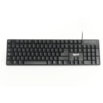 iggual IGG317501 teclado Oficina USB QWERTY Negro