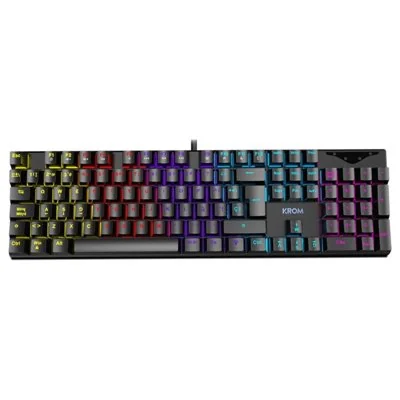 Teclado Gaming Mecánico Krom Kasic/ Negro