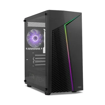 Nox Infinity Zeta ARGB M-ATX Cristal Templado USB 3.0 Negra Nox Infinity Zeta ARGB M-ATX Cristal Templado USB 3.0 Negra