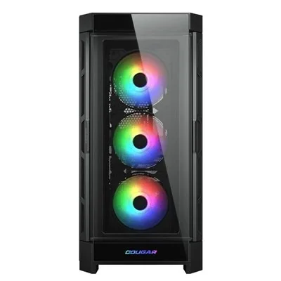 Cougar DuoFace Pro RGB Mid Tower Cristal Templado USB-C Negra