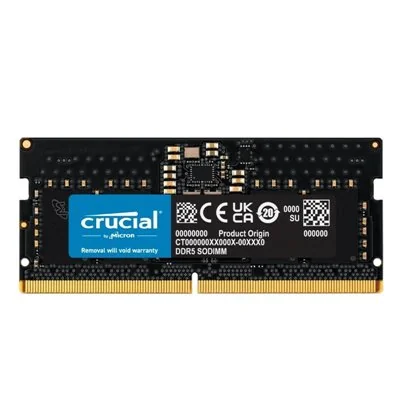 Crucial CT8G48C40S5 DDR5 SO-DIMM 4800MHz 8GB CL40 Crucial CT8G48C40S5 DDR5 SO-DIMM 4800MHz 8GB CL40