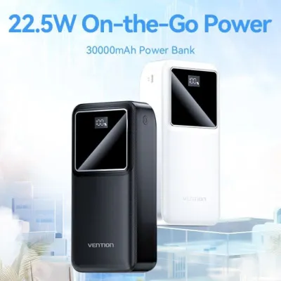 Vention FHMW0 Powerbank 30000mAh 22.5W Blanca Vention FHMW0 Powerbank 30000mAh 22.5W Blanca