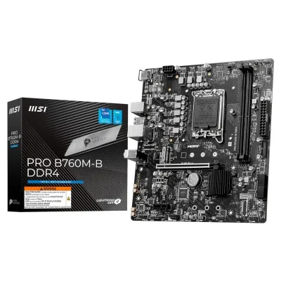 Msi placa base pro b760m-b ddr4 matx lga1700