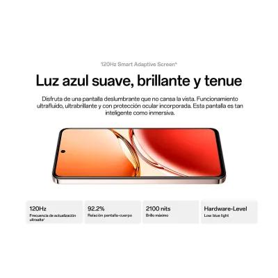 OPPO Reno12 FS 4G 6.67" 512GB 8GB 50MP Android 14, Naranja OPPO Reno12 FS 4G 6.67" 512GB 8GB 50MP Android 14, Naranja