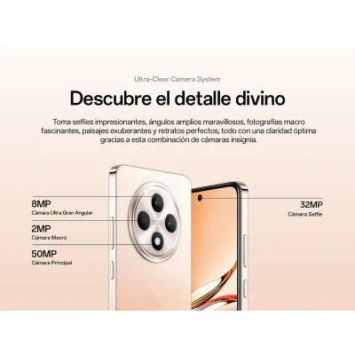 OPPO Reno12 FS 4G 6.67" 512GB 8GB 50MP Android 14, Naranja OPPO Reno12 FS 4G 6.67" 512GB 8GB 50MP Android 14, Naranja
