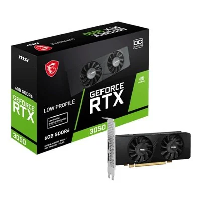 MSI Geforce RTX 3050 LP 6GB OC GDDR6 Perfil bajo MSI Geforce RTX 3050 LP 6GB OC GDDR6 Perfil bajo