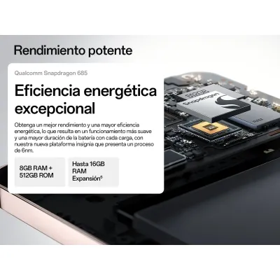 OPPO Reno12 FS 4G 6.67" 512GB 8GB 50MP Android 14, Naranja OPPO Reno12 FS 4G 6.67" 512GB 8GB 50MP Android 14, Naranja