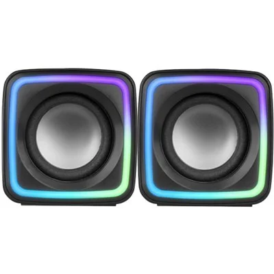 Mars Gaming MSCUBE Altavoces Gaming RGB DSP 8W Negros