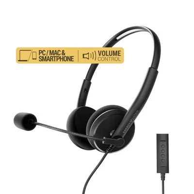 Energy Sistem Headset Office 2+ Auriculares con Micrófono y Energy Sistem Headset Office 2+ Auriculares con Micrófono y