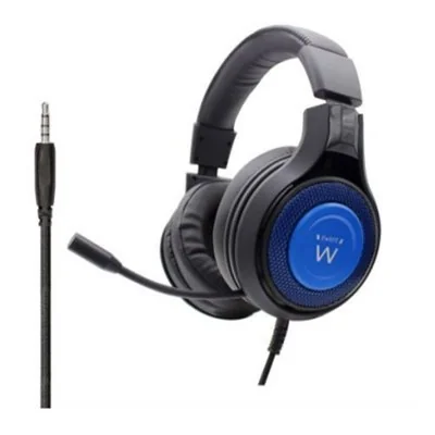 Ewent PL3322 Auriculares Gaming Negro/Azul