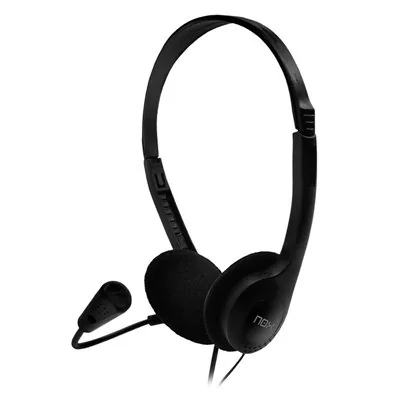 NOX Voice One Stereo Auriculares con Micrófono Negros NOX Voice One Stereo Auriculares con Micrófono Negros