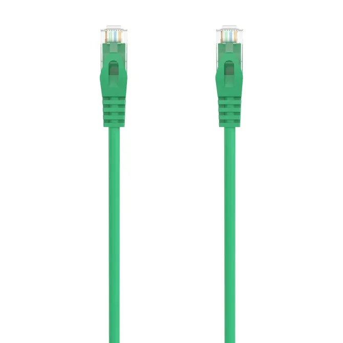 Aisens A145-0579 Cable de Red RJ45 UTP Cat 6A 50cm Verde