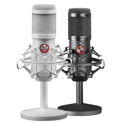 Mars Gaming MMICX Micrófono Profesional USB Blanco