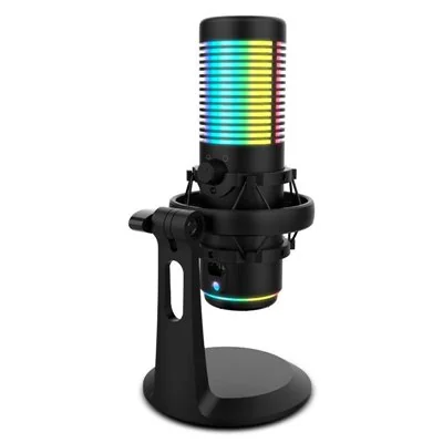 Krom Kaze Micrófono Condensador para Streaming RGB Negro Krom Kaze Micrófono Condensador para Streaming RGB Negro