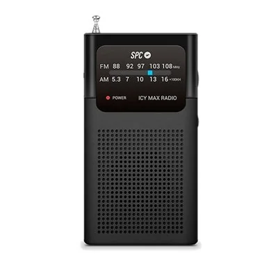 Radio Portátil SPC ICY Max/ Negra Radio Portátil SPC ICY Max/ Negra