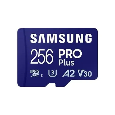 Samsung PRO Plus MicroSDXC 256GB UHS-I U3 A2 V30 Clase 10 con