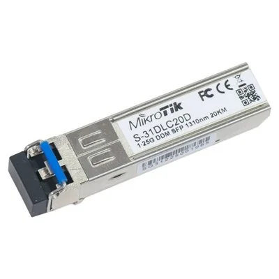 Mikrotik S-31DLC20D Red Módulo Transceptor 1250 Mbit/s SFP 1310