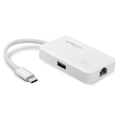 Edimax EU-4308 Adaptador USB-C a 3x USB 3.0 1x RJ-45 Gigabit