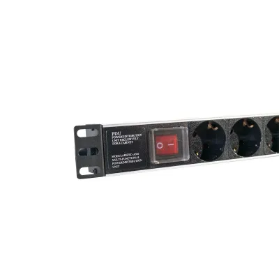 2lan regleta 19" 8 schukos interruptor 2lan regleta 19" 8 schukos interruptor