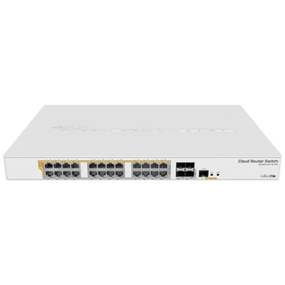 Mikrotik CRS328-24P-4S+RM Switch 24 Puertos Gigabit PoE + 4 SFP+