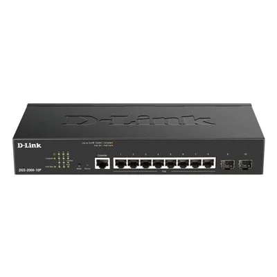 D-Link DGS-2000-10P Switch 8 Puertos Gigabit + 2 SFP