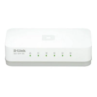 D-Link GO-SW-5E Switch Plástico 5 Puertos 10/100 Mbps D-Link GO-SW-5E Switch Plástico 5 Puertos 10/100 Mbps