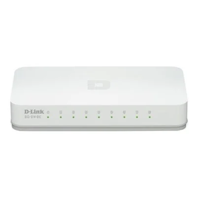 D-Link GO-SW-8E Switch Plástico 8 puertos 10/100 Mbps