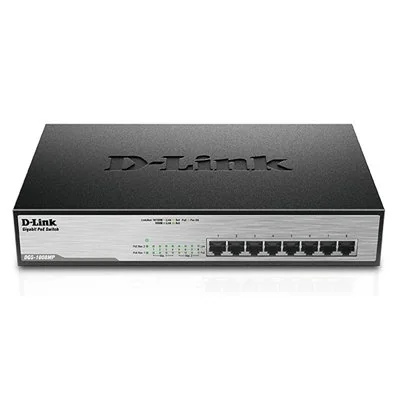 D-Link DGS-1008MP Switch 8 Puertos Gigabit POE+ D-Link DGS-1008MP Switch 8 Puertos Gigabit POE+