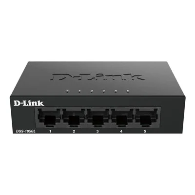 D-Link DGS-105GL Switch Gigabit Plug&Play Metálico 5 Puertos D-Link DGS-105GL Switch Gigabit Plug&Play Metálico 5 Puertos