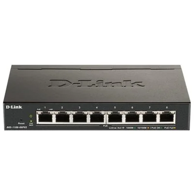 D-Link DGS-1100-08PV2/E Switch 8 Puertos Gigabit PoE D-Link DGS-1100-08PV2/E Switch 8 Puertos Gigabit PoE