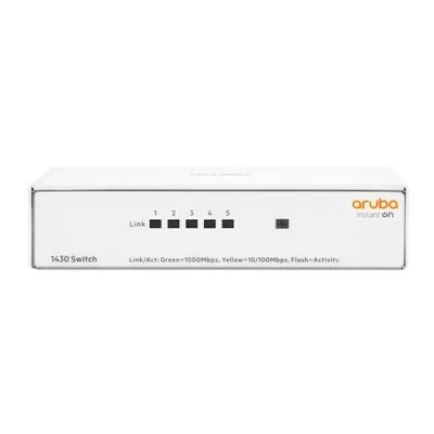 HPE Instant On 1430 Switch 5 Puertos Gigabit HPE Instant On 1430 Switch 5 Puertos Gigabit