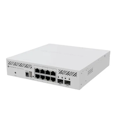 MikroTik CRS310-8G+2S+IN Switch 8 Puertos 2.5G + 2 Puertos SFP+ MikroTik CRS310-8G+2S+IN Switch 8 Puertos 2.5G + 2 Puertos SFP+