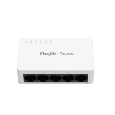 Ruijie RG-ES05G-L Switch No Gestionado Gigabit 10G 5 Puertos Ruijie RG-ES05G-L Switch No Gestionado Gigabit 10G 5 Puertos