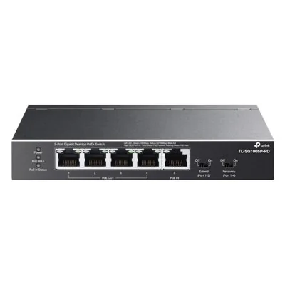 Switch No Gestionable Tp-link Sg1005p-pd 1p Giga Poe++ In Y 4p