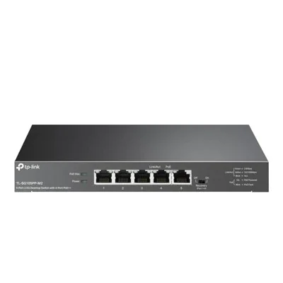 Switch No Gestionable Tp-link Tl-sg105pp-m2 5p 2.5g Con Poe++ Switch No Gestionable Tp-link Tl-sg105pp-m2 5p 2.5g Con Poe++