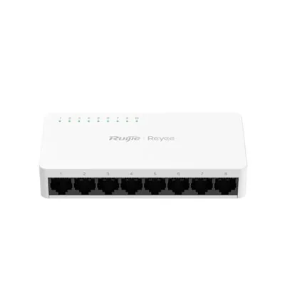 Ruijie unmanaged switch 8x10/100 rj45 plastic case Ruijie unmanaged switch 8x10/100 rj45 plastic case