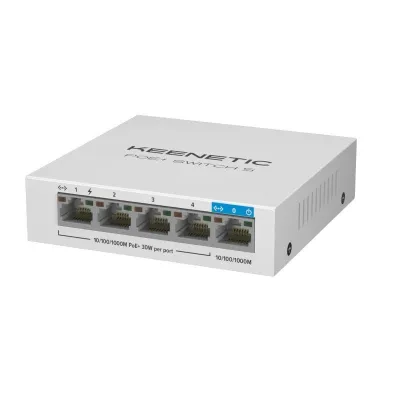 Keenetic poe switch 5 gigabit 5 puertos
