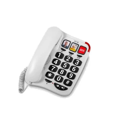 SPC Comfort Numbers 2 Teléfono Sobremesa para Mayores Blanco SPC Comfort Numbers 2 Teléfono Sobremesa para Mayores Blanco