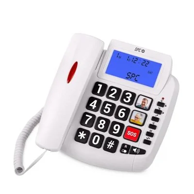 SPC Comfort Volume 2 Teléfono Sobremesa con Teclas Grandes para