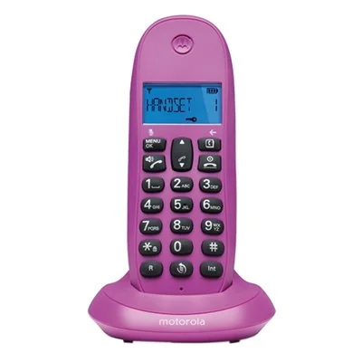 Motorola c1001 lb+ telefono dect violeta