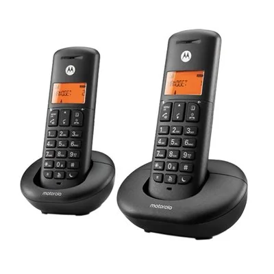 Motorola E202 Duo Teléfono DECT Negro Motorola E202 Duo Teléfono DECT Negro