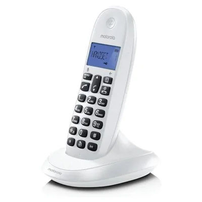 Motorola c1001 cb+ telefono dect blanco