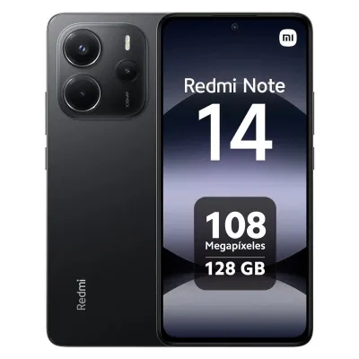 Xiaomi Redmi Note 14 4G 8/256GB Negro Medianoche Libre