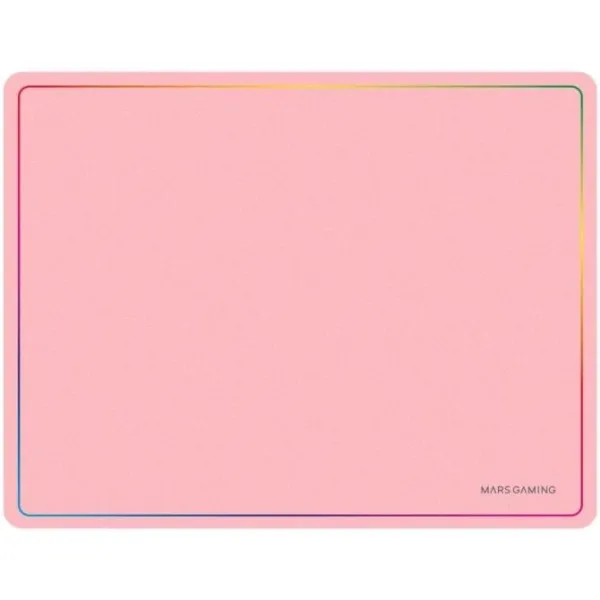 Marsgaming Mmp124 Alfombrilla Gaming 360x260mm Diseño Rainbow Caucho Natural Y Nanotextil Rosa 
