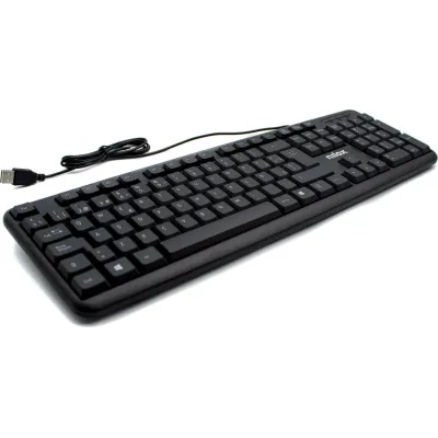 Nilox Teclado USB silencioso compacto y numérico, Negro