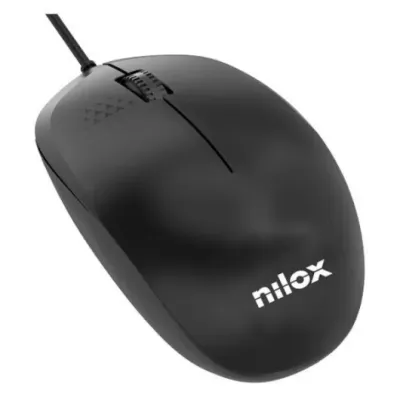 Nilox Combo de Teclado y Ratón con Cable Negro QWERTY Español Nilox Combo de Teclado y Ratón con Cable Negro QWERTY Español