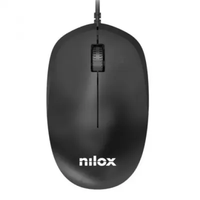 Nilox Combo de Teclado y Ratón con Cable Negro QWERTY Español Nilox Combo de Teclado y Ratón con Cable Negro QWERTY Español
