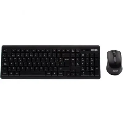 Nilox Kit inalámbrico Teclado y Mouse, Modelo Fit ligero y Nilox Kit inalámbrico Teclado y Mouse, Modelo Fit ligero y